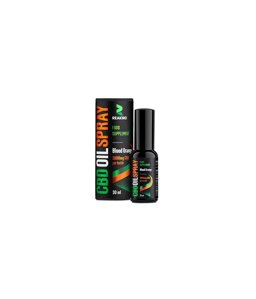 Reakiro 1000mg CBD Blood Orange Flavour Spray 30ml (BUY 1 GET 1 FREE)