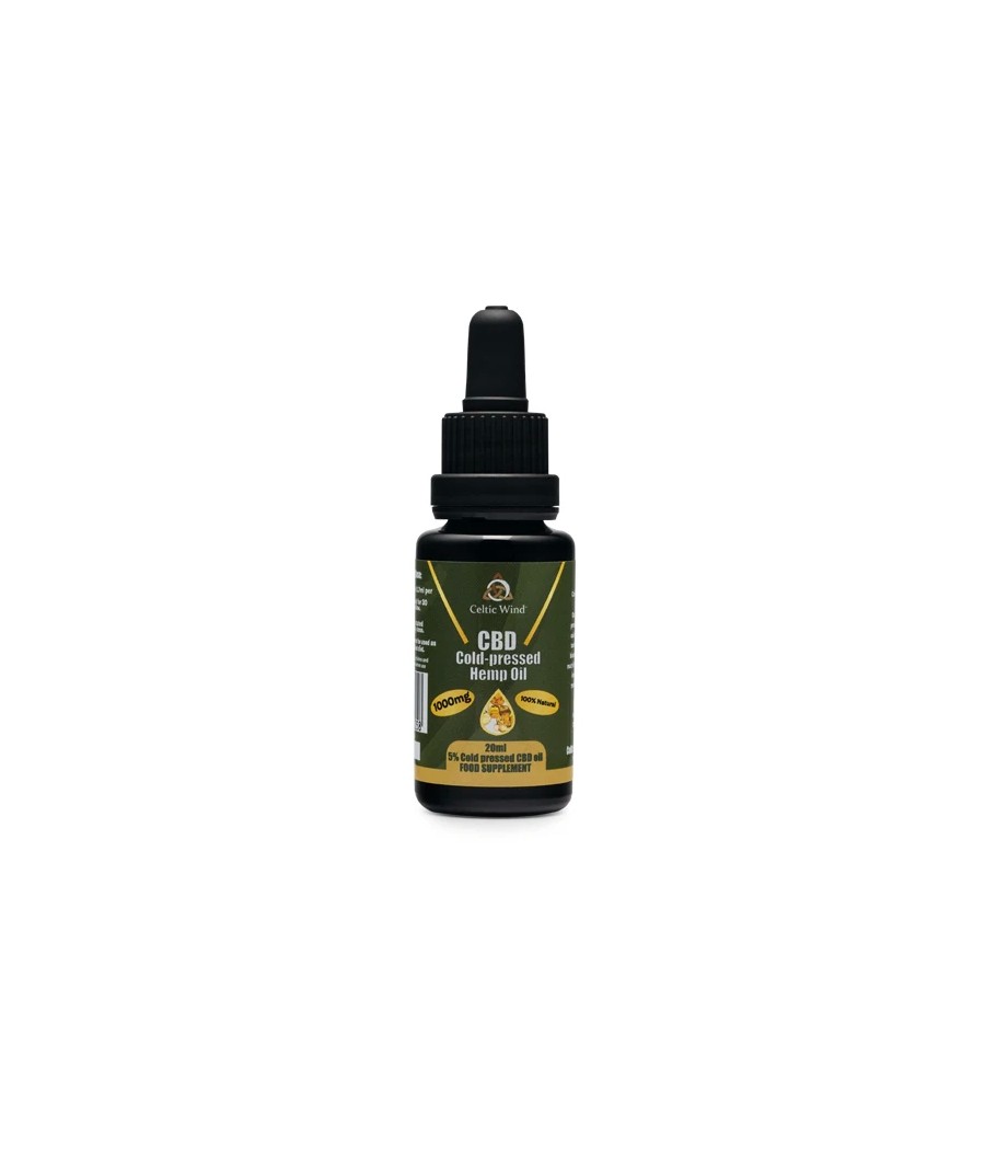 Celtic Wind Crops 1000mg CBD Multi-Complex Hemp Oil - 20ml