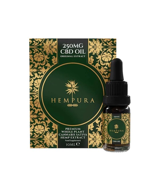 Hempura 250mg CBD Broad Spectrum Oil with terpenes - 10ml
