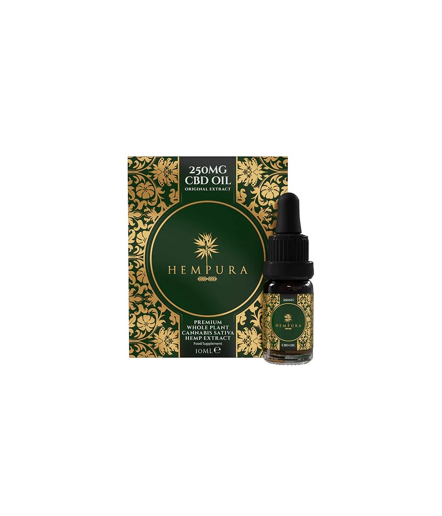 Hempura 250mg CBD Broad Spectrum Oil with terpenes - 10ml