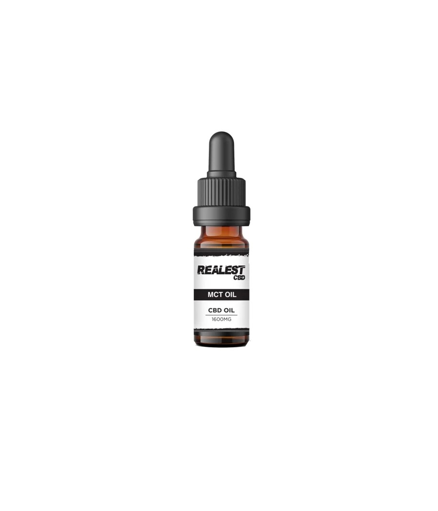 Realest CBD 1600mg Broad Spectrum CBD 10ml MCT Oil (BUY 1 GET 1 FREE)