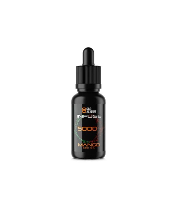 CBD Asylum Infuse 5000mg CBD Mango Oil - 30ml (BUY 1 GET 2 FREE)