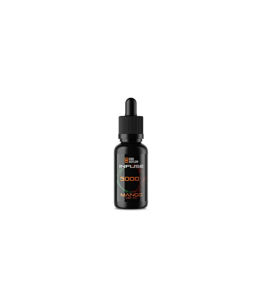 CBD Asylum Infuse 5000mg CBD Mango Oil - 30ml (BUY 1 GET 2 FREE)