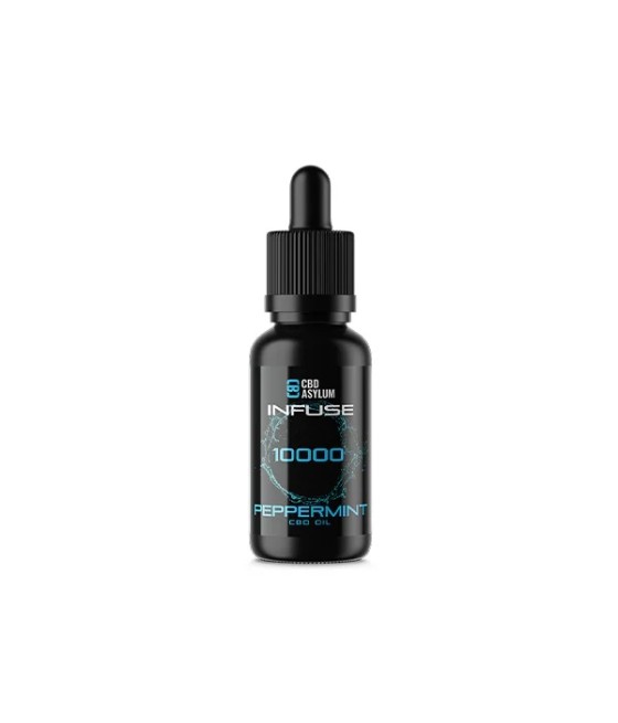 CBD Asylum Infuse 10000mg CBD Peppermint Oil - 30ml (BUY 1 GET 2 FREE)