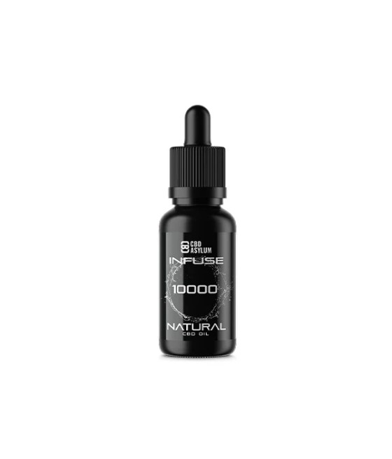 CBD Asylum Infuse 10000mg CBD Natural Oil - 30ml (BUY 1 GET 2 FREE)