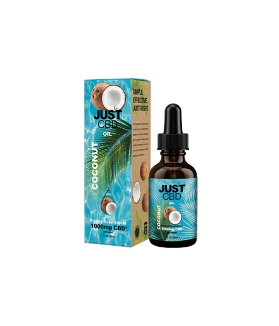 Just CBD 1000mg Coconut Oil Tincture - 30ml