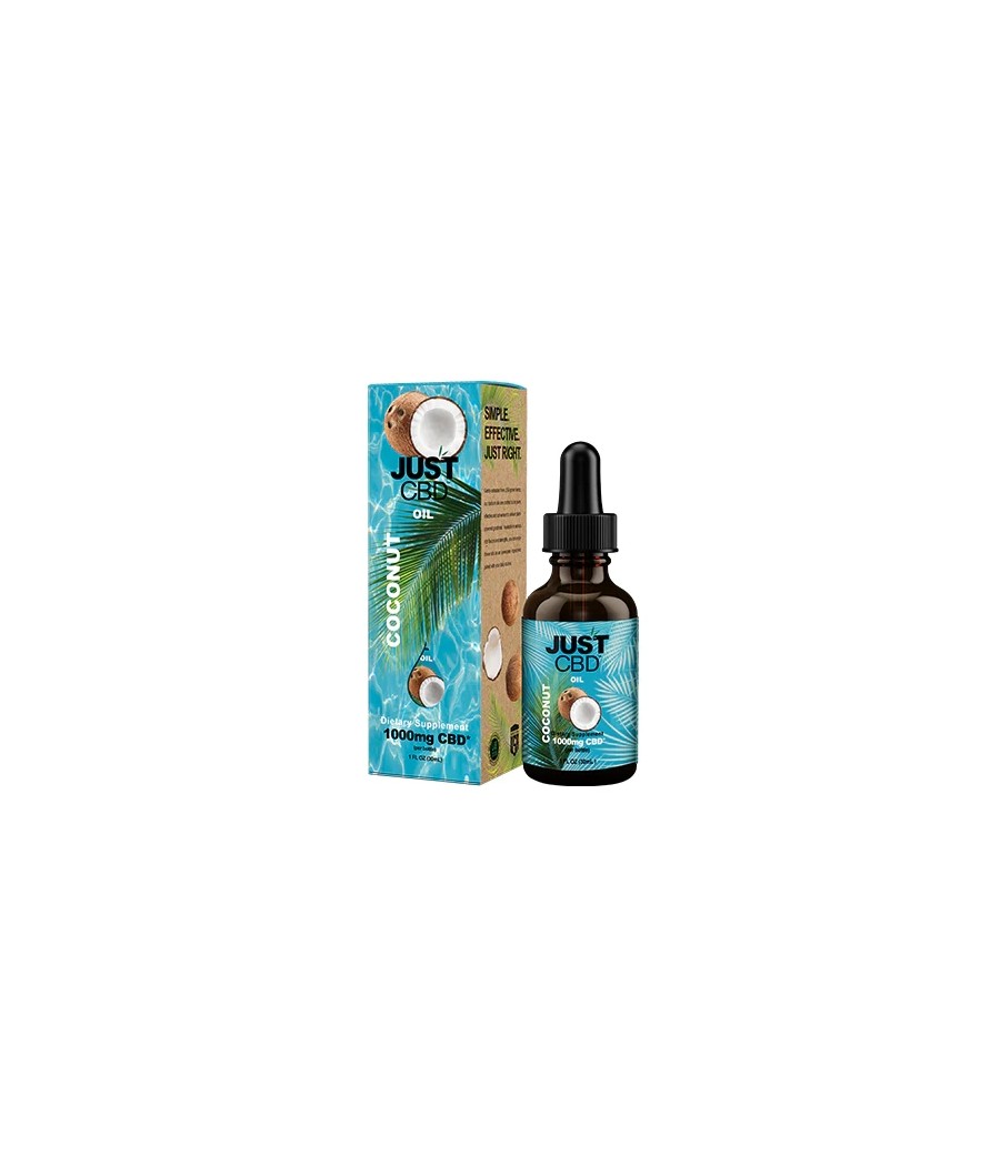 Just CBD 1000mg Coconut Oil Tincture - 30ml