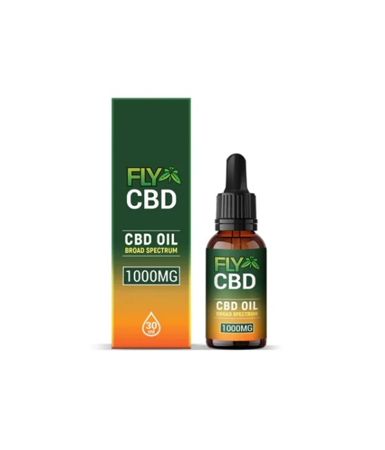 Fly Oil 1000mg CBD Broad Spectrum Tincture Oil 30ml