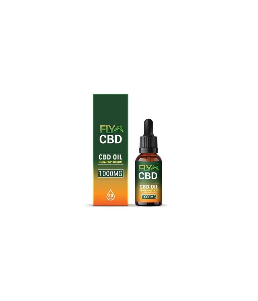 Fly Oil 1000mg CBD Broad Spectrum Tincture Oil 30ml