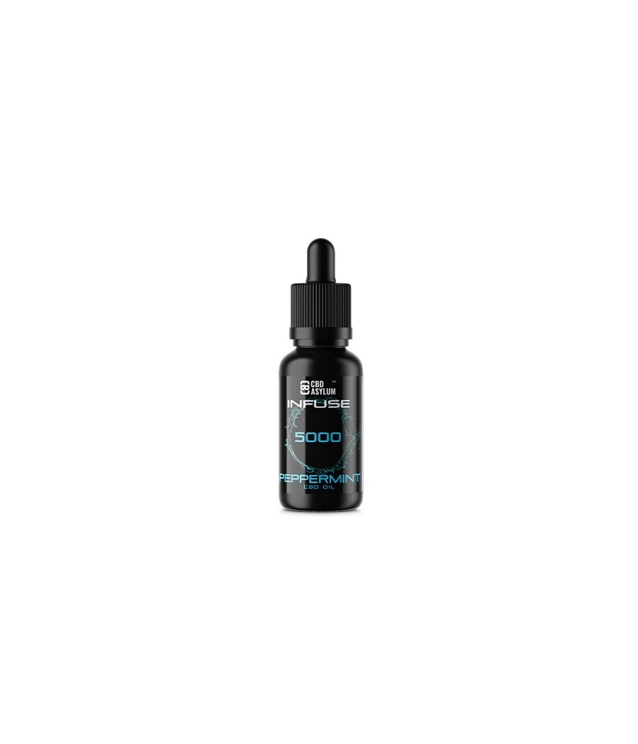 CBD Asylum Infuse 5000mg CBD Peppermint Oil - 30ml (BUY 1 GET 2 FREE)