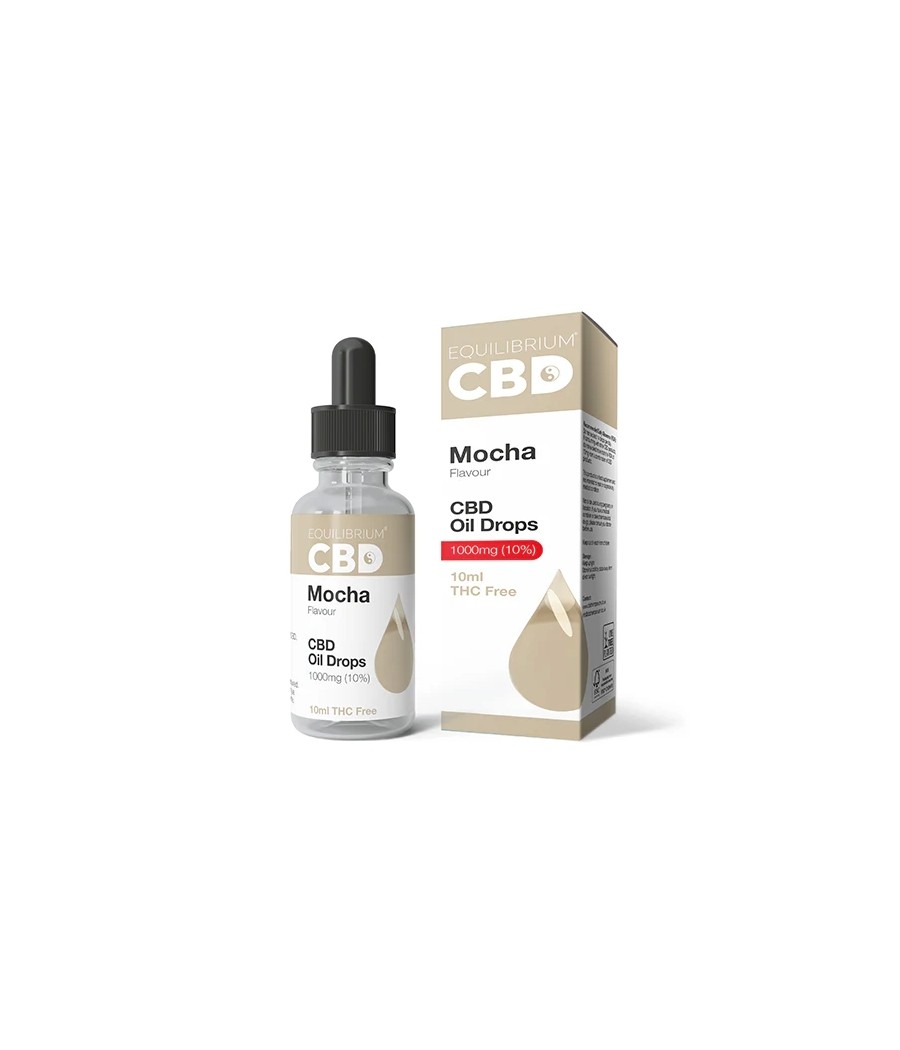 1000mg Equilibrium CBD Oil 10ml - Mocha Flavour