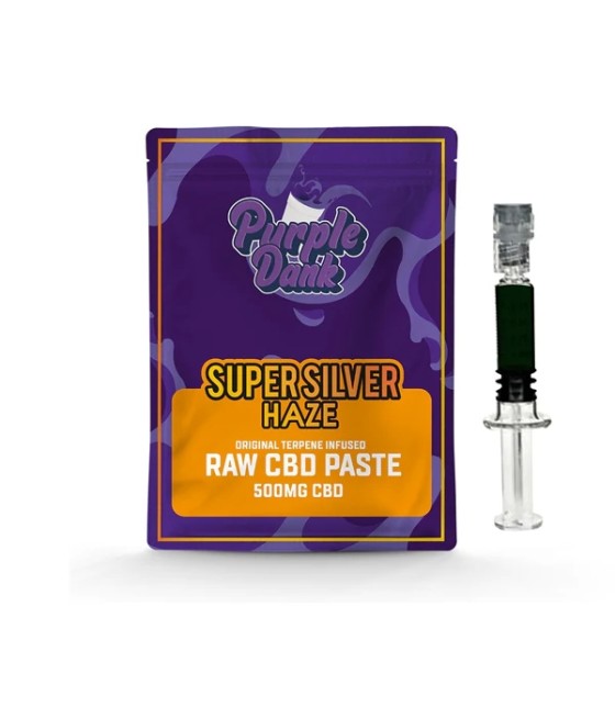 Purple Dank 1000mg CBD Raw Paste with Natural Terpenes - Super Silver Haze (BUY 1 GET 1 FREE)