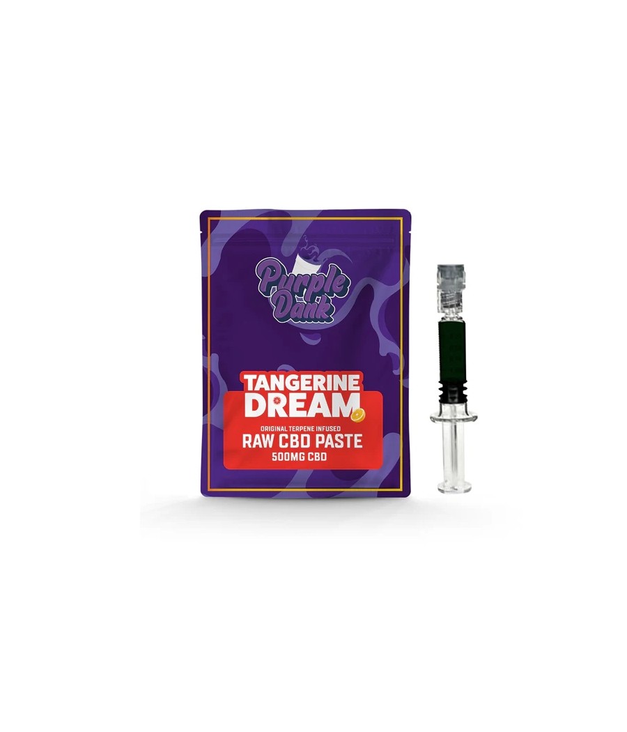 Purple Dank 1000mg CBD Raw Paste with Natural Terpenes - Tangerine Dream (BUY 1 GET 1 FREE)