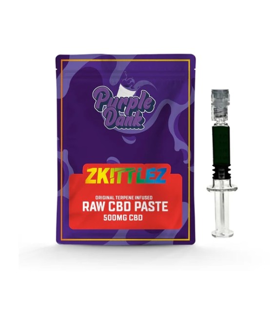Purple Dank 1000mg CBD Raw Paste with Natural Terpenes - Zkittlez (BUY 1 GET 1 FREE)