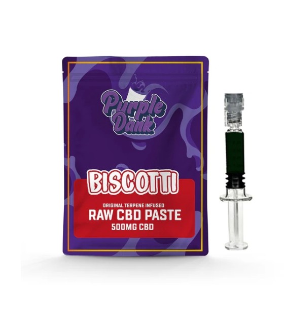 Purple Dank 1000mg CBD Raw Paste with Natural Terpenes - Biscotti (BUY 1 GET 1 FREE)