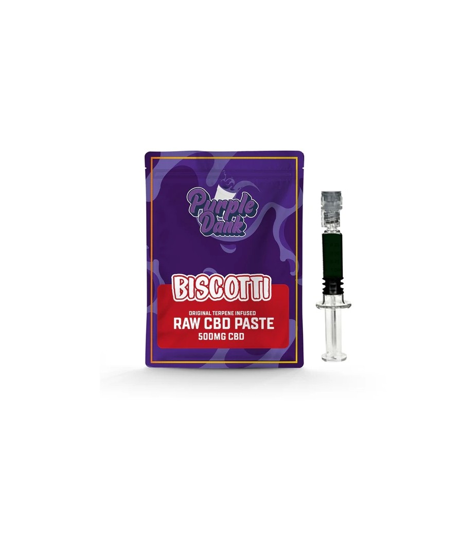 Purple Dank 1000mg CBD Raw Paste with Natural Terpenes - Biscotti (BUY 1 GET 1 FREE)