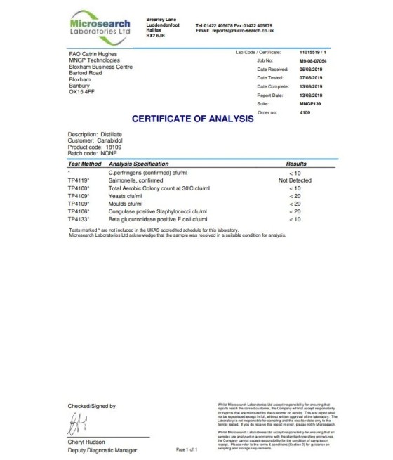 CBD by British Cannabis 750mg CBD Cannabis Extract Syringe 1ml
