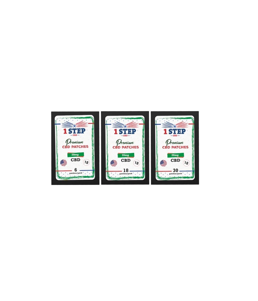 1 Step CBD 20mg CBD Patches