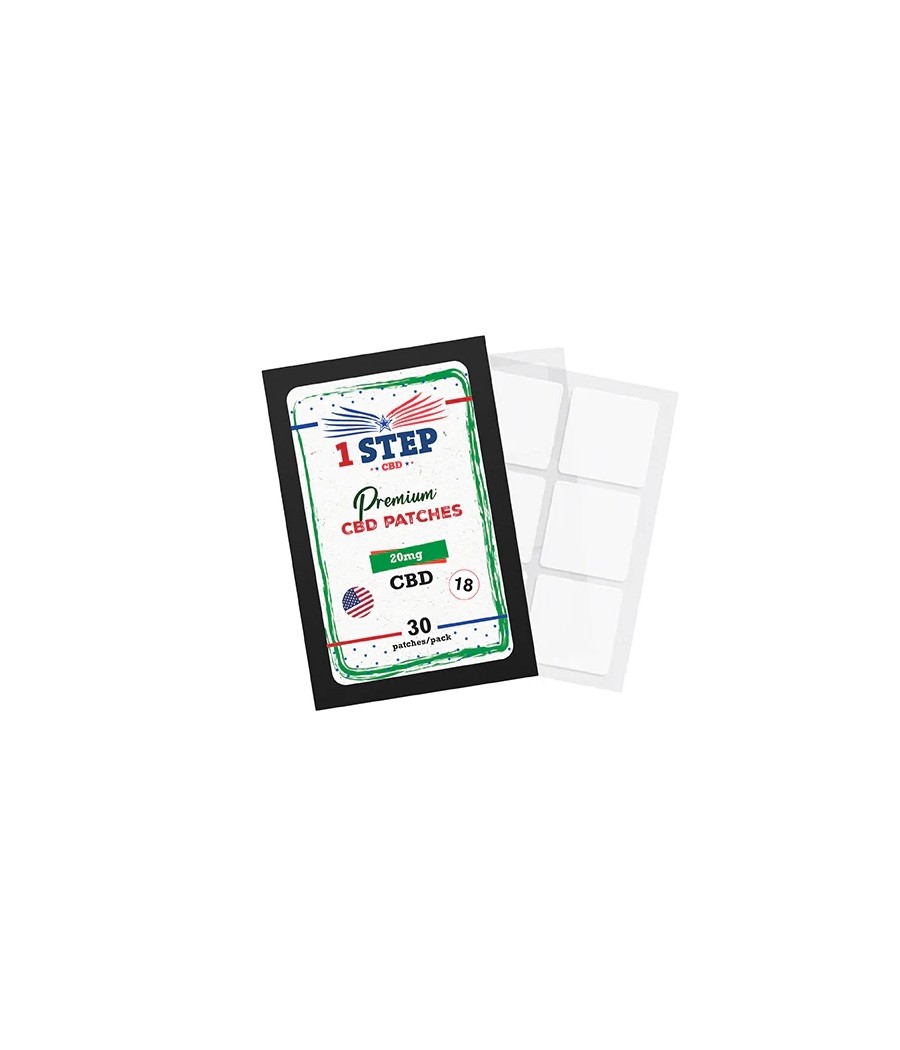 1 Step CBD 20mg CBD Patches