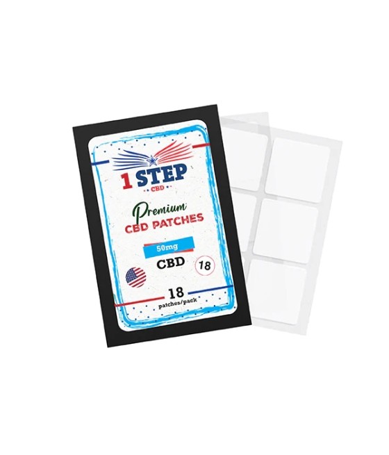 1 Step CBD 50mg CBD Patches