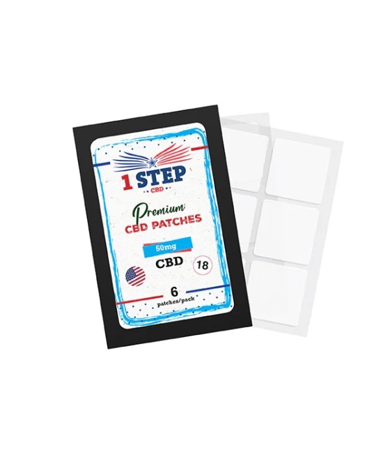 1 Step CBD 50mg CBD Patches