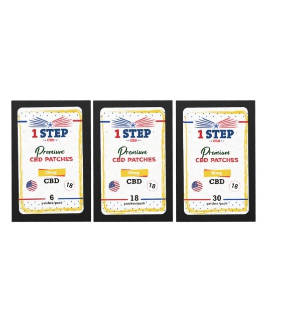 1 Step CBD 30mg CBD Patches