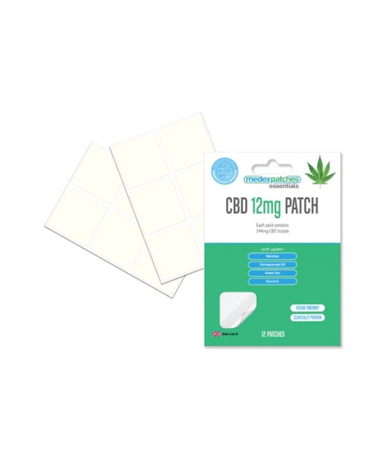 Medex Essentials 12mg CBD Patches - 12 Patches
