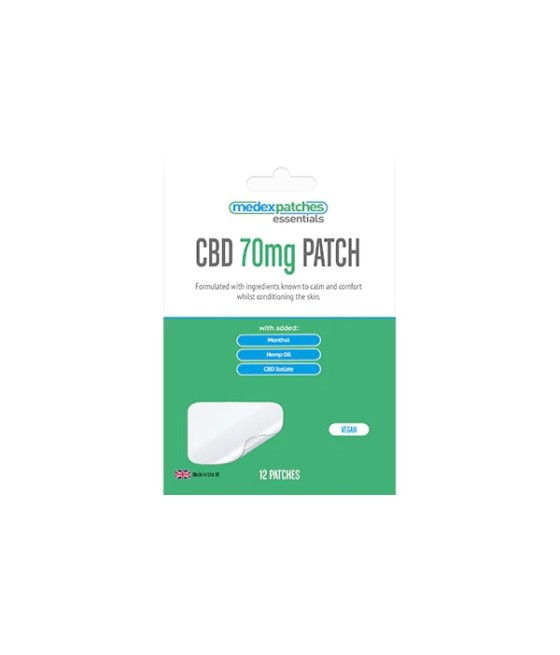 Medex Essentials 70mg CBD Patches - 12 Patches