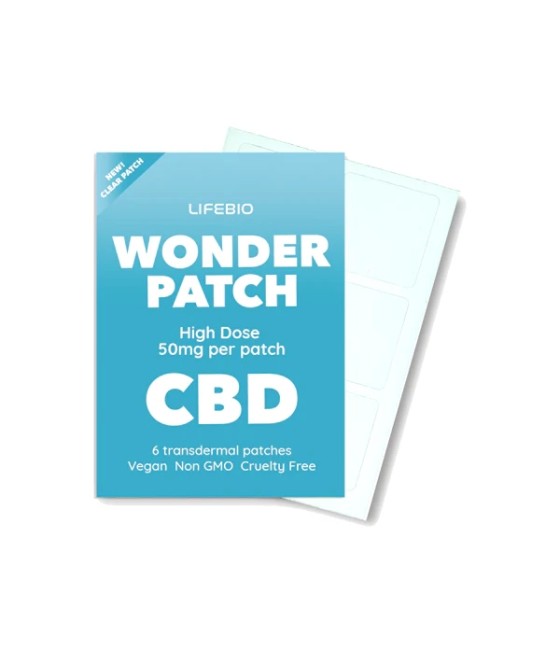 Lifebio 300mg CBD Wonderpatch Patches - 6 Patches