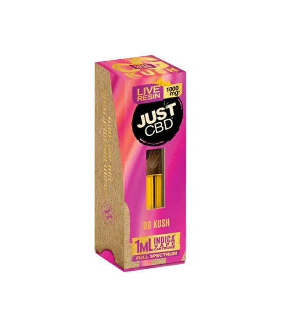 Just CBD Full Spectrum Live Resin 1000mg Signature Cartridges - 1ml