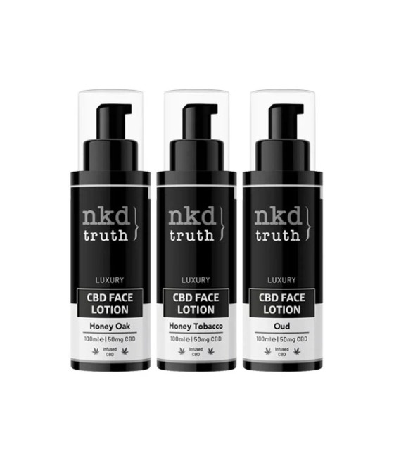 NKD 50mg CBD Face Lotion - 100ml