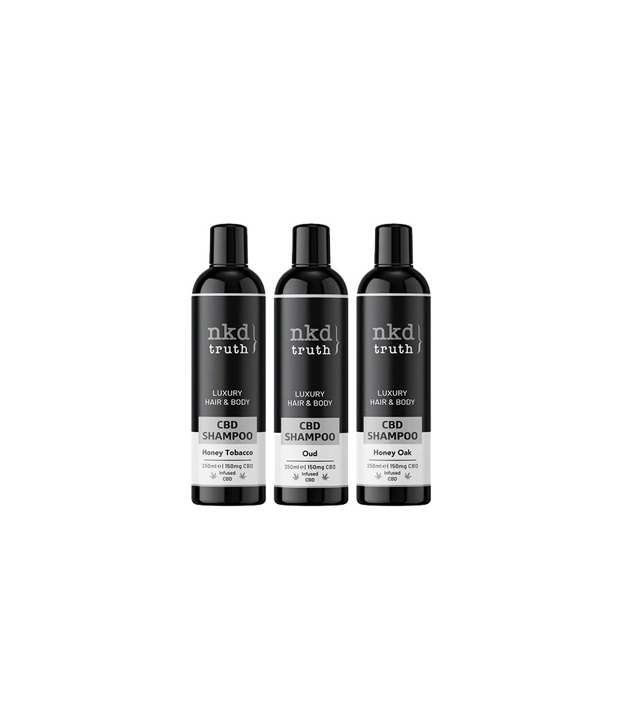NKD 150mg CBD Hair and Body Shampoo 250ml