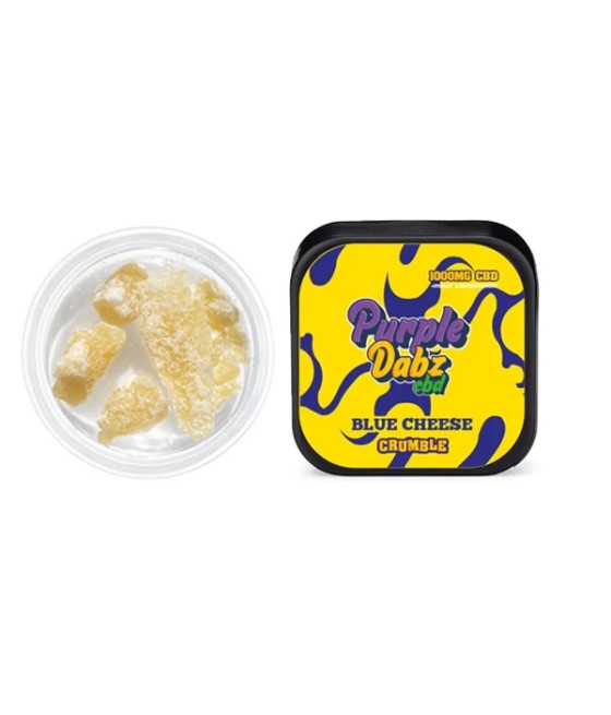 Purple Dabz by Purple Dank 1000mg CBD Crumble - Blue Cheese (BUY 1 GET 1 FREE)