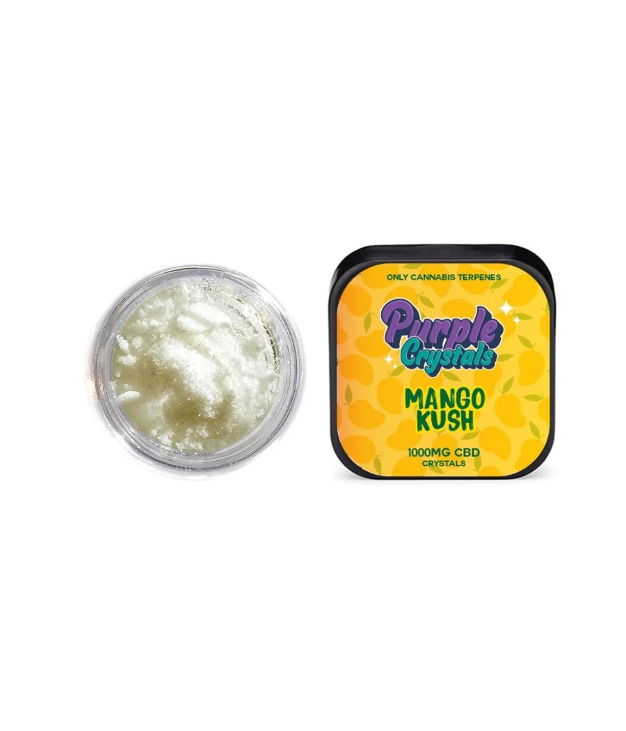 Purple Crystals by Purple Dank 1000mg CBD Crystals - Mango Kush (BUY 1 GET 1 FREE)