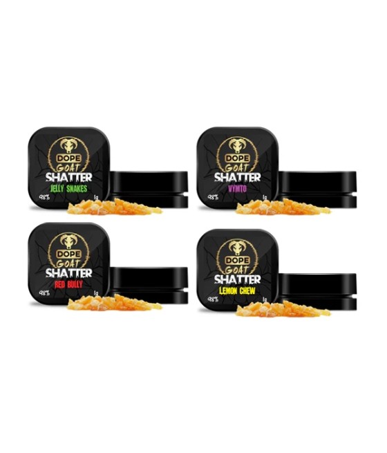 Dope Goat Shatter 98% CBD 1g