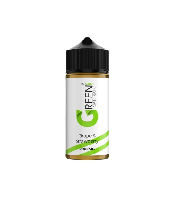 Green Naturals 2000mg CBD Vaping Liquid 100ml (50PG/50VG)