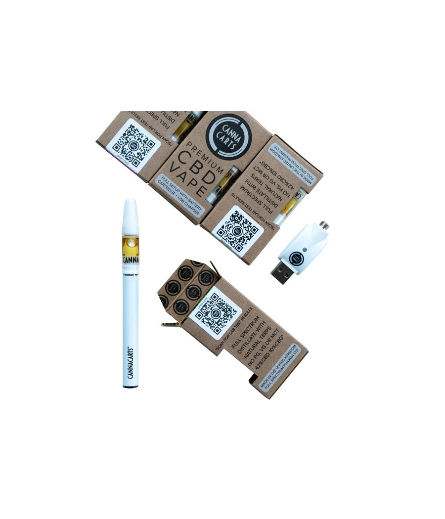 Cannacarts Premium CBD Vape Full Setup
