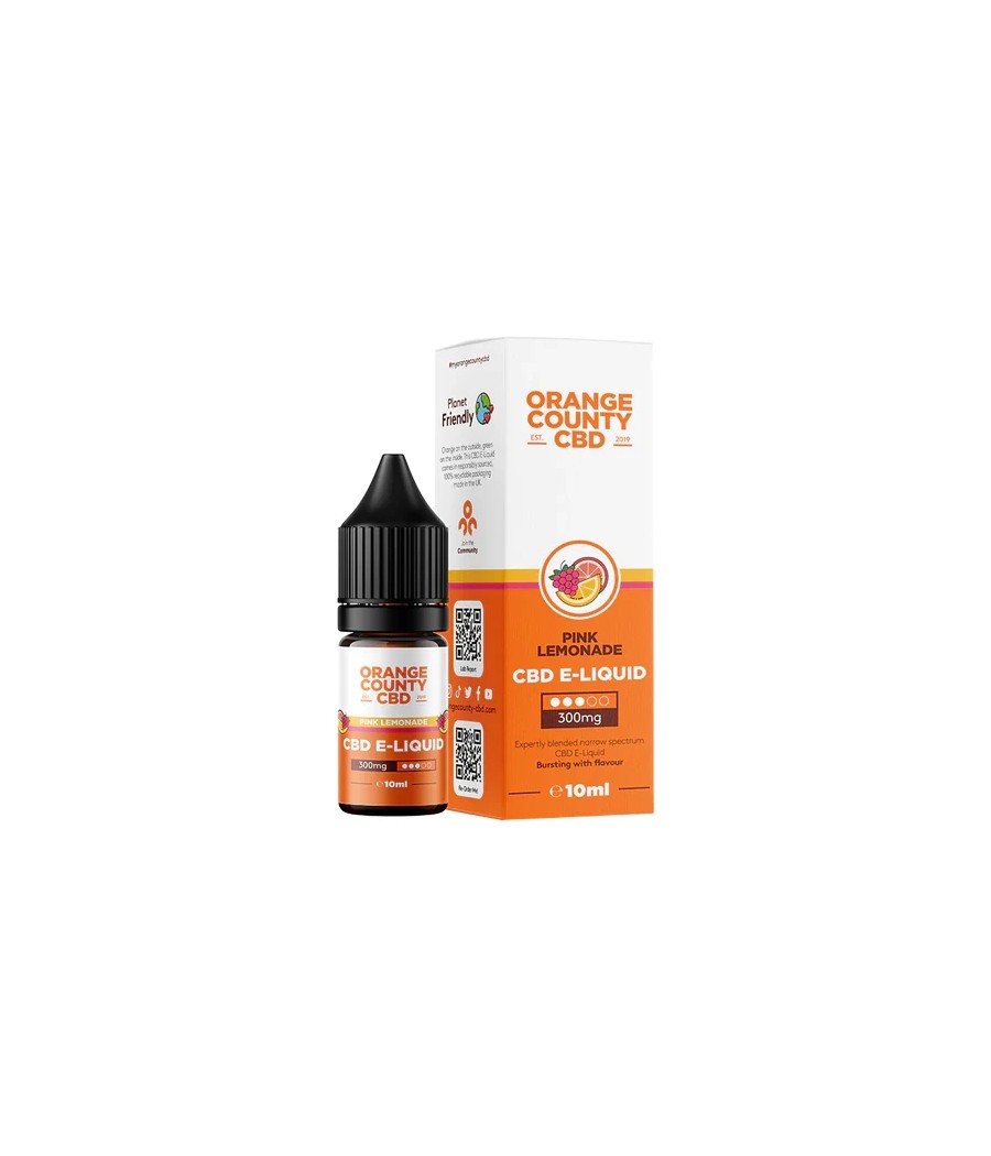 Orange County CBD 300mg Broad Spectrum CBD E-liquid 10ml (50VG/50PG)