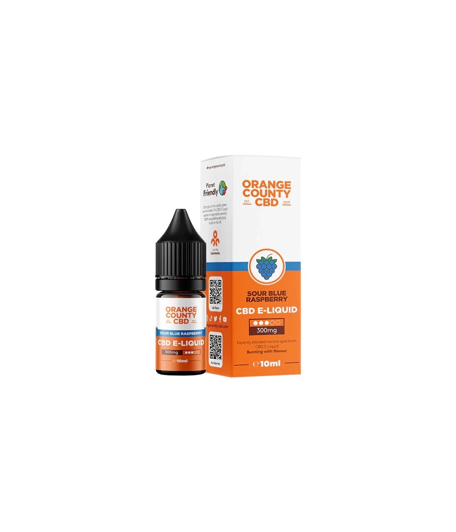 Orange County CBD 300mg Broad Spectrum CBD E-liquid 10ml (50VG/50PG)