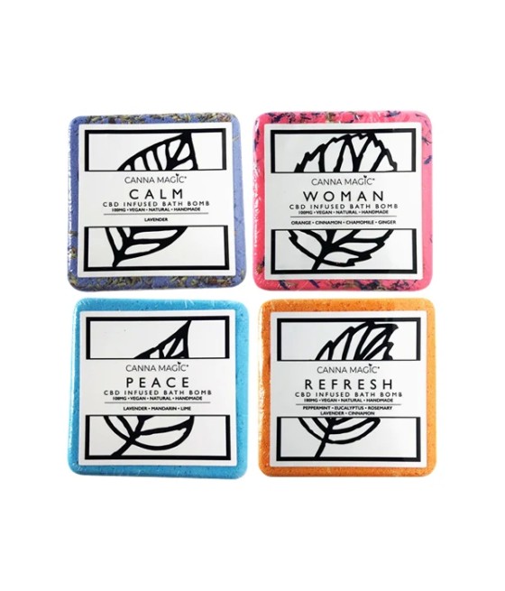 Canna Magic Handmade 100mg CBD Bath Bombs