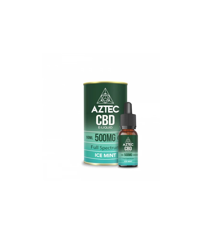Aztec CBD 500mg CBD Vaping Liquid 10ml (50PG/50VG)