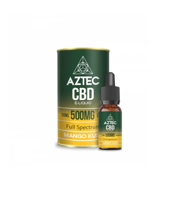 Aztec CBD 500mg CBD Vaping Liquid 10ml (50PG/50VG)