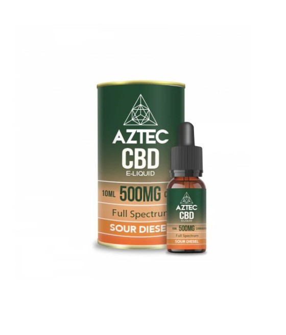 Aztec CBD 500mg CBD Vaping Liquid 10ml (50PG/50VG)