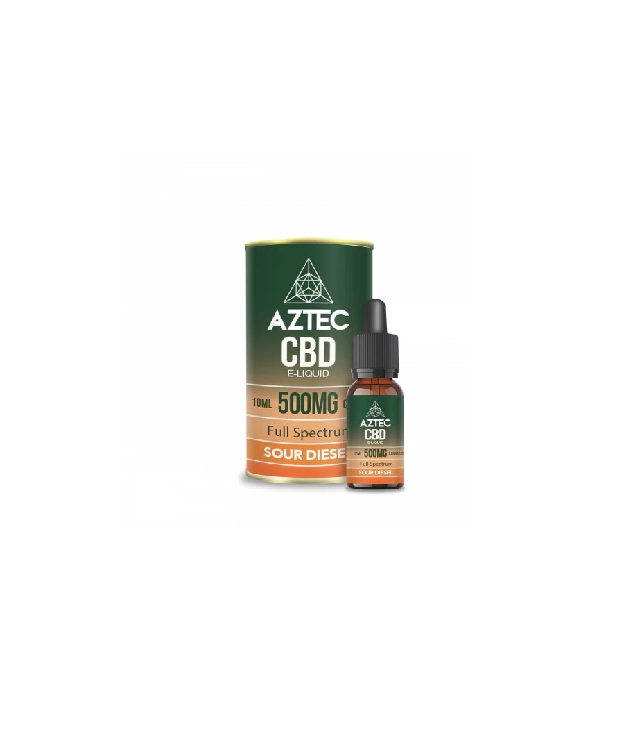 Aztec CBD 500mg CBD Vaping Liquid 10ml (50PG/50VG)