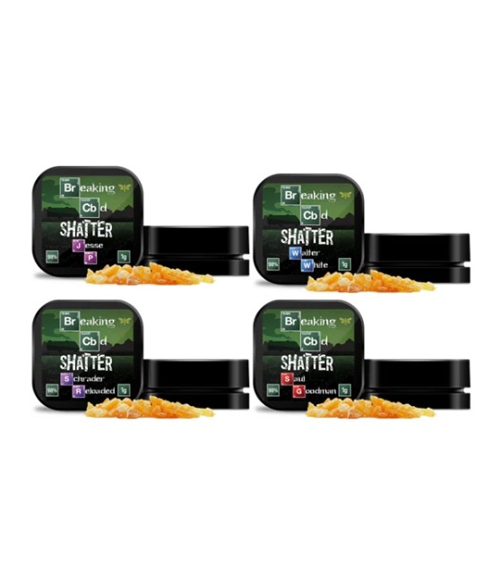 Breaking CBD 98% CBD Shatter - 1g