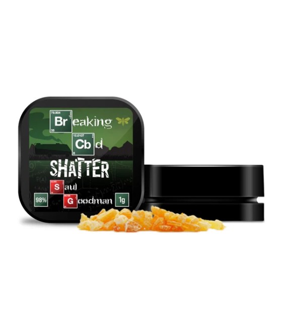 Breaking CBD 98% CBD Shatter - 1g