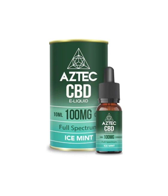 Aztec CBD 100mg CBD Vaping Liquid 10ml (50PG/50VG)