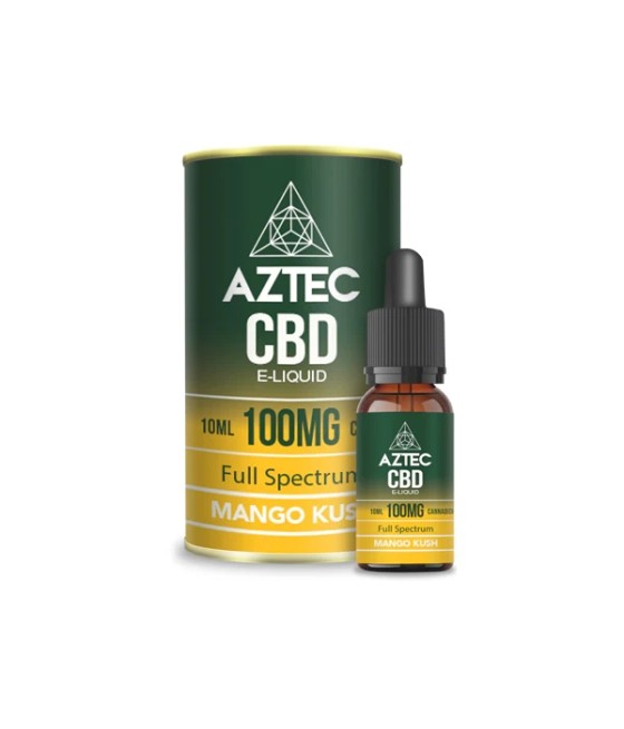 Aztec CBD 100mg CBD Vaping Liquid 10ml (50PG/50VG)
