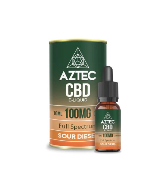 Aztec CBD 100mg CBD Vaping Liquid 10ml (50PG/50VG)