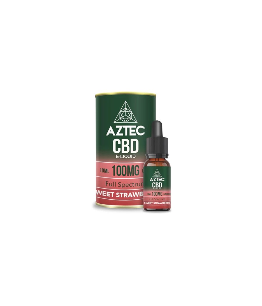 Aztec CBD 100mg CBD Vaping Liquid 10ml (50PG/50VG)
